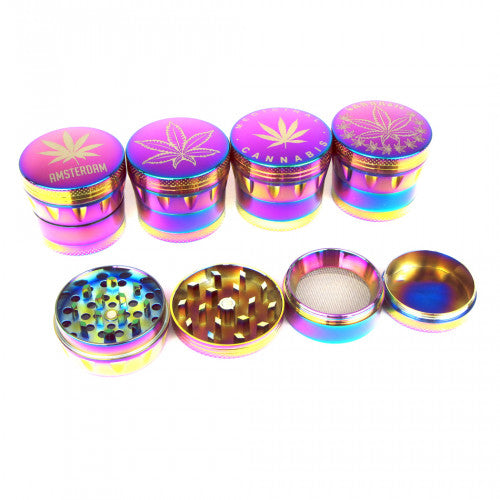 Rainbow Purple Grinder Leaf Amsterdam