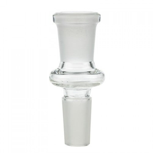 Glass Bong Adaptor Clear 18mm Female To 14mm Male glass