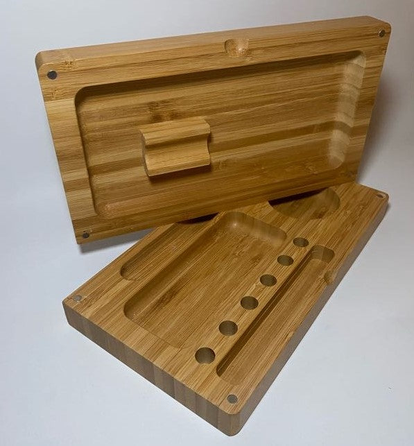 Sparkys Magnetic Wooden Rolling Flip Tray