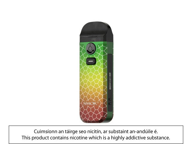 Vape Smok Nord 4 Rasta Green Armour color