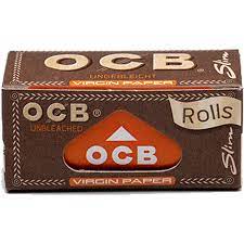 OCB Virgin ROLLS tissue paper rolls chlorine free brown