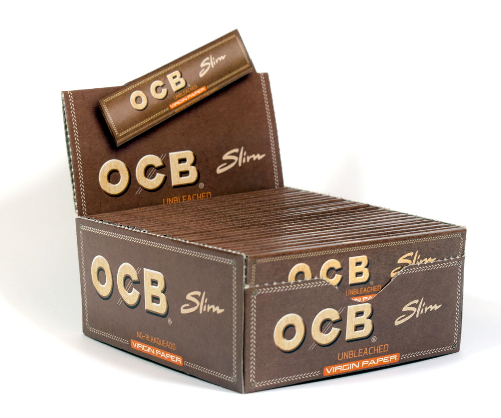 OCB Slim Brown Unbleached Virgin King Size