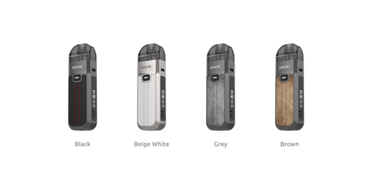 Vape SMOK NORD 5 LEATHER SERIES black white grey brown colors
