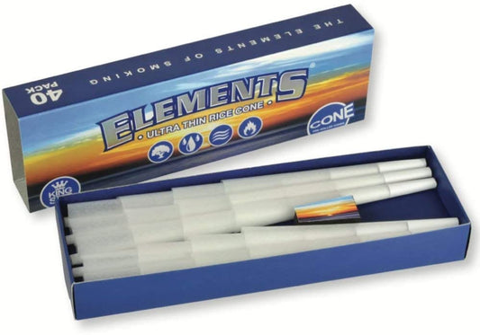 ELEMENTS King Size Pre-Rolled Cones 40 Pack