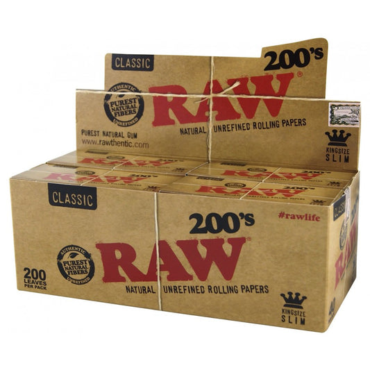 RAW Classic 200's King Size Slim