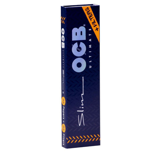 OCB Ultimate Blue Rolling Papers +Tips
